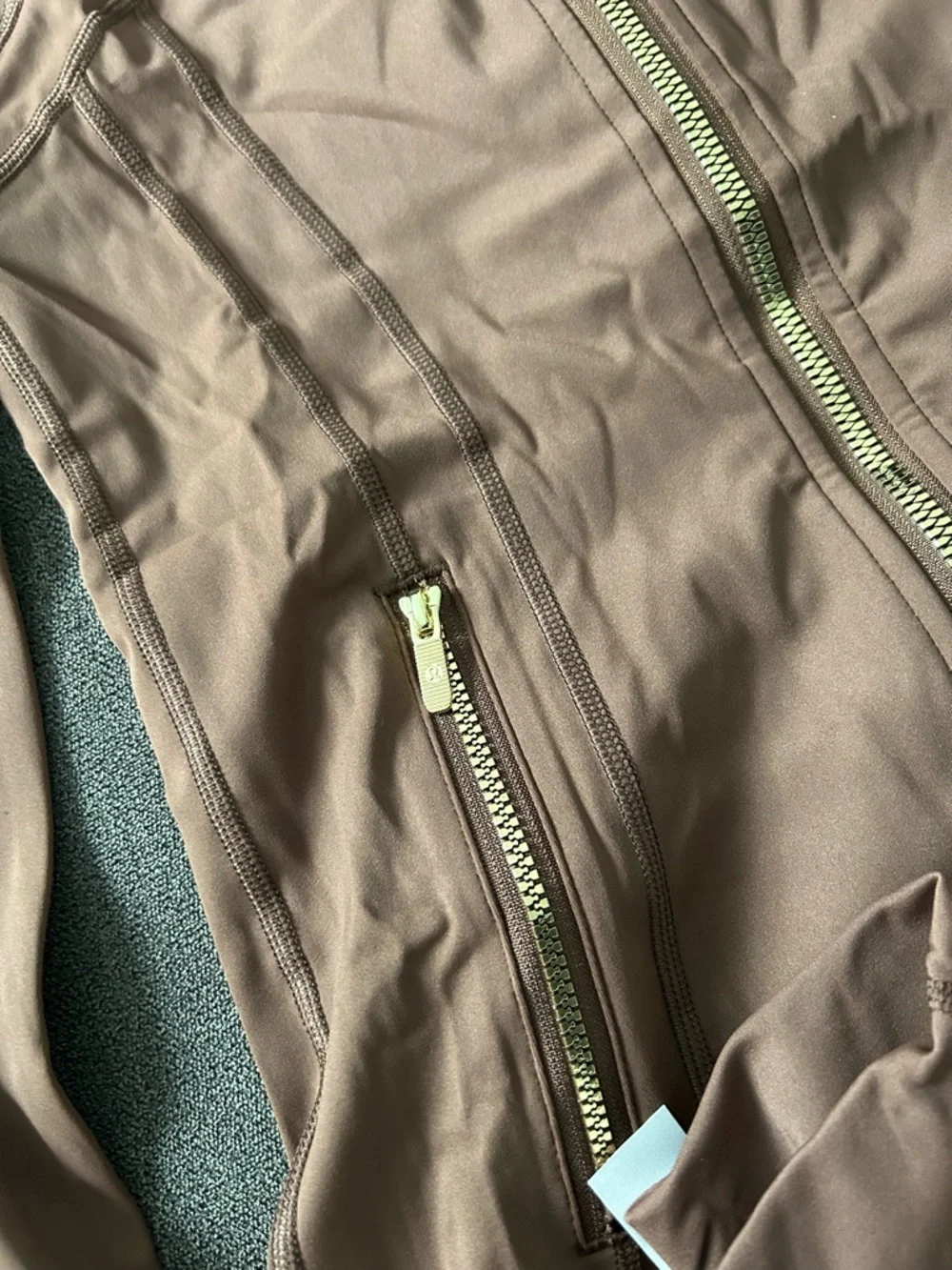 lululemon athletica Brown Track Jacket and Joggers Set - Picture 2 of 5